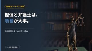 浮気調査から慰謝料請求までの流れを解説する記事のアイキャッチ